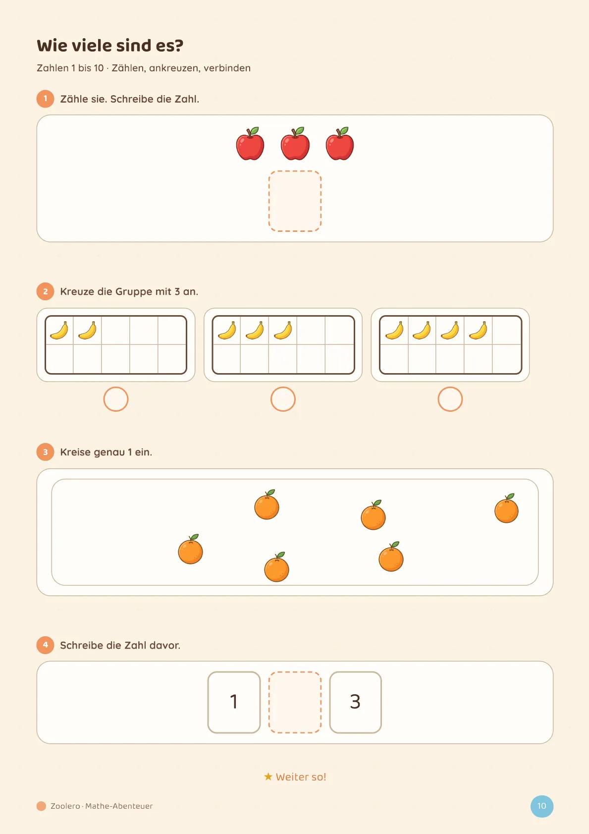 Seite 2 von 6 — Mathe-Abenteuer 1