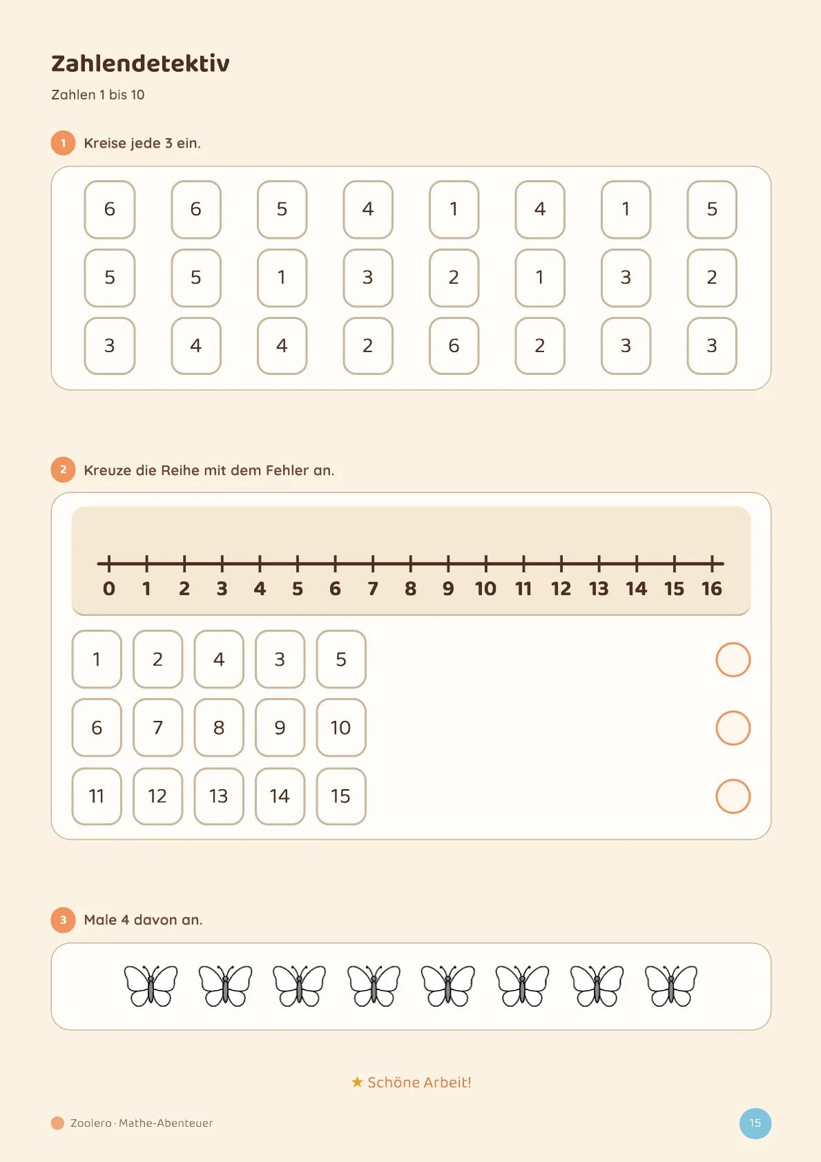 Seite 3 von 6 — Mathe-Abenteuer 1