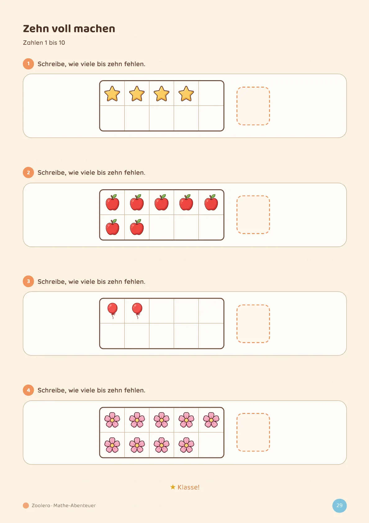 Seite 4 von 6 — Mathe-Abenteuer 1