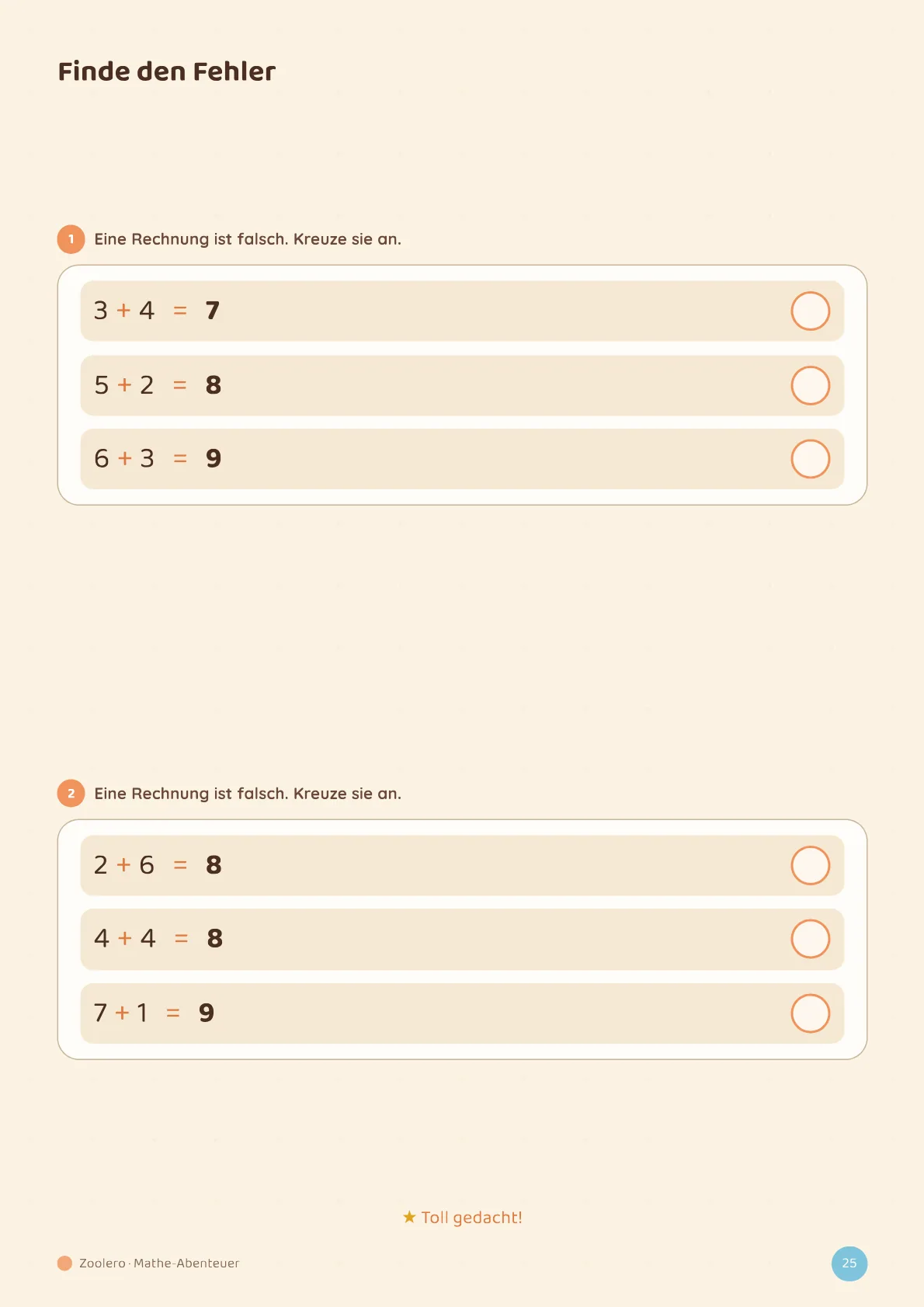 Seite 4 von 6 — Mathe-Abenteuer 2