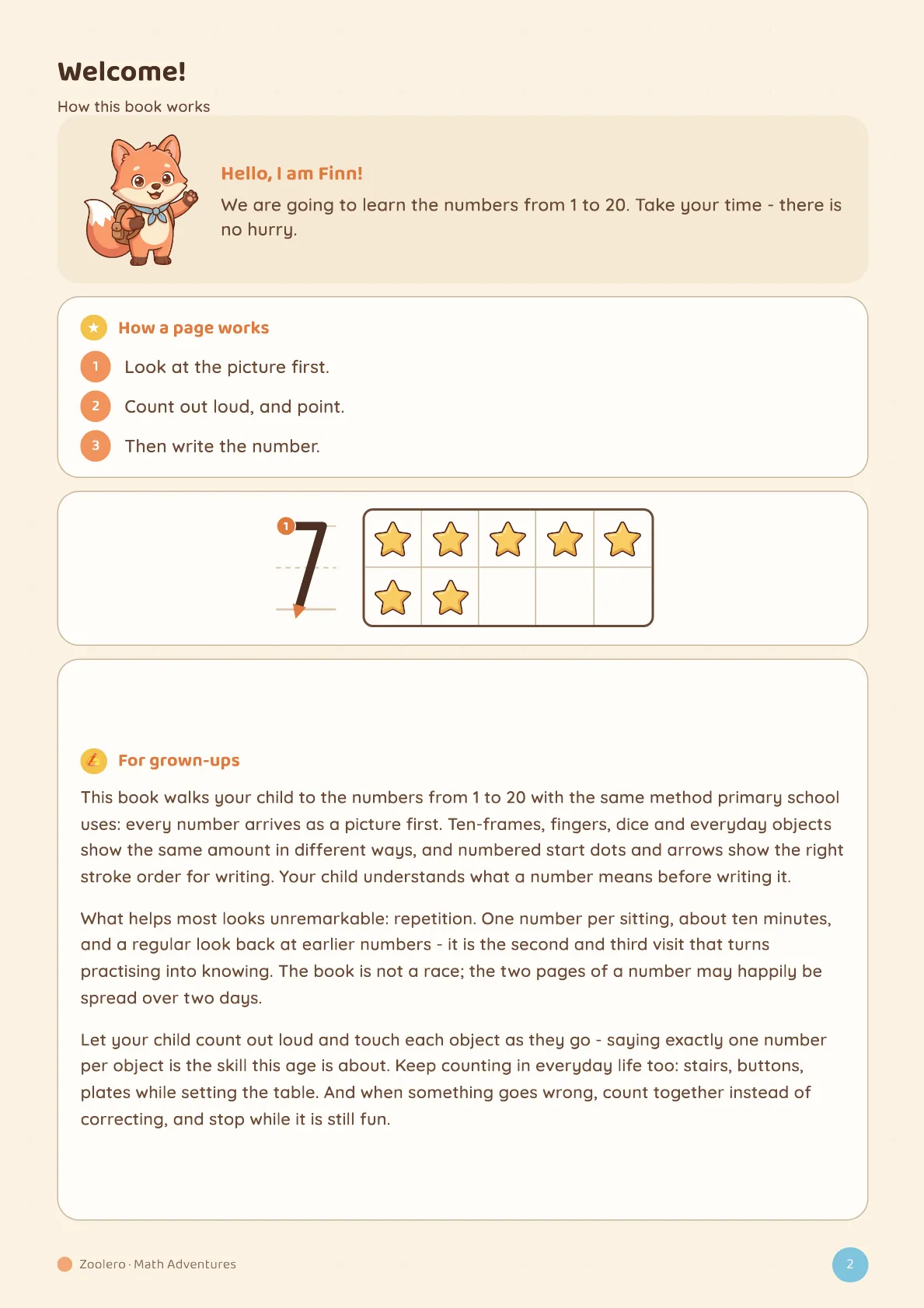The page for grown-ups