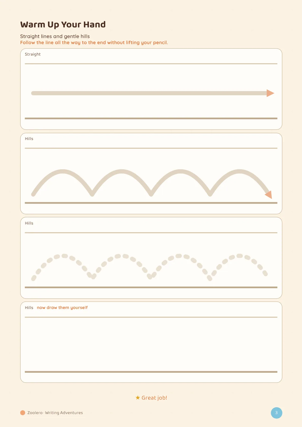 Page 1 of 6 — Writing Adventures
