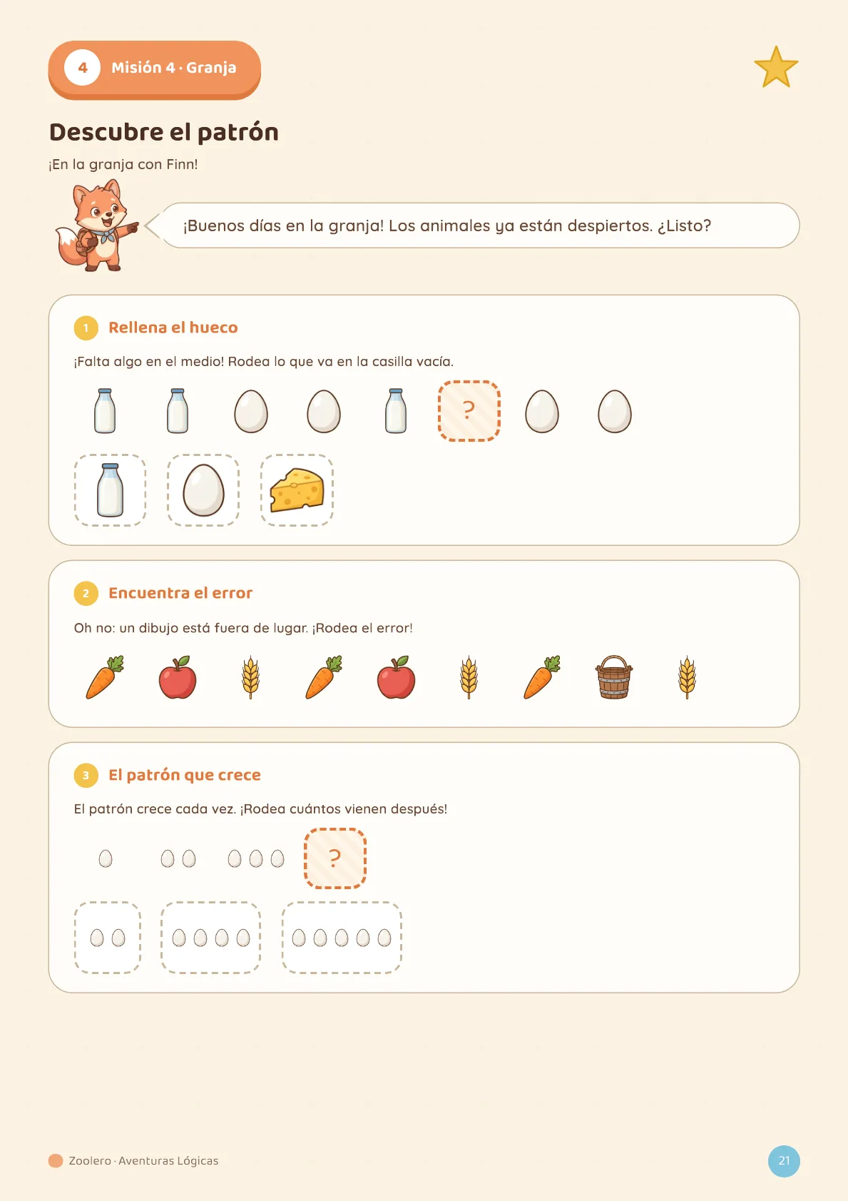 Página 1 de 6 — Aventuras Lógicas 1