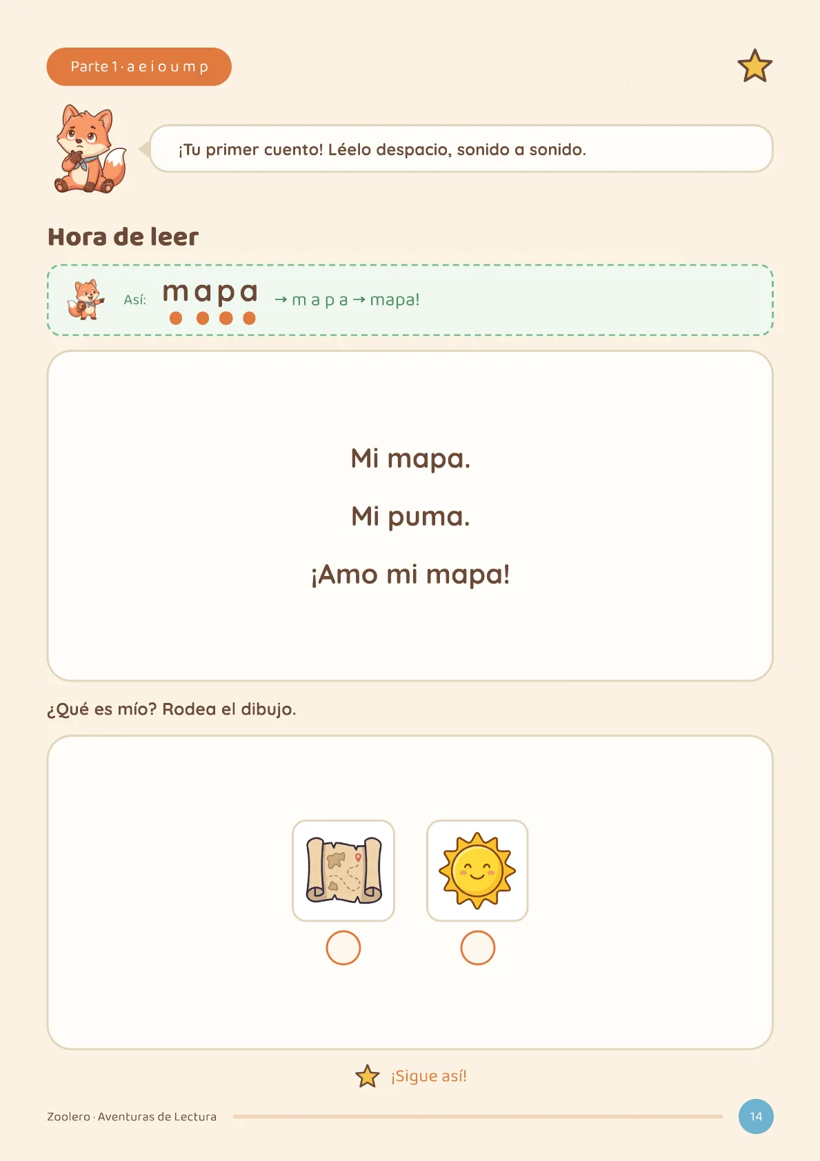 Página 2 de 6 — Aventuras de Lectura