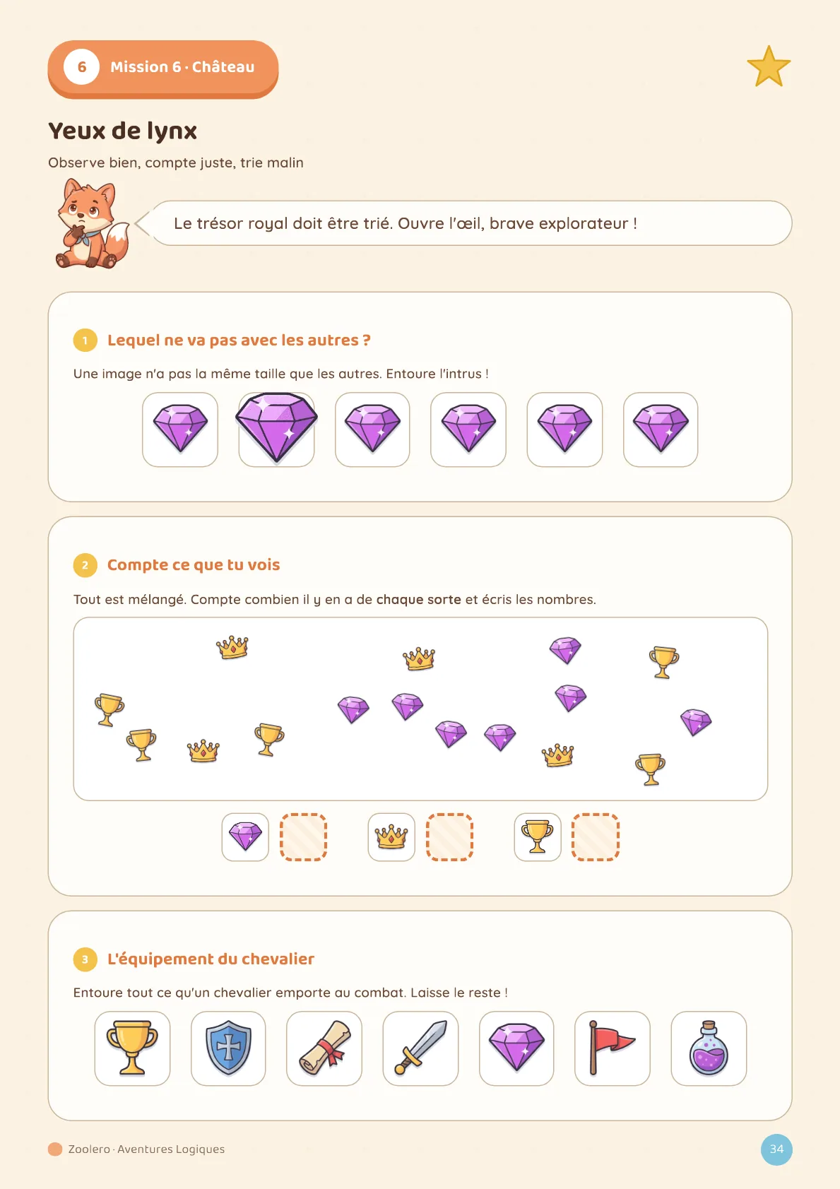 Page 4 sur 6 — Aventures Logiques 1