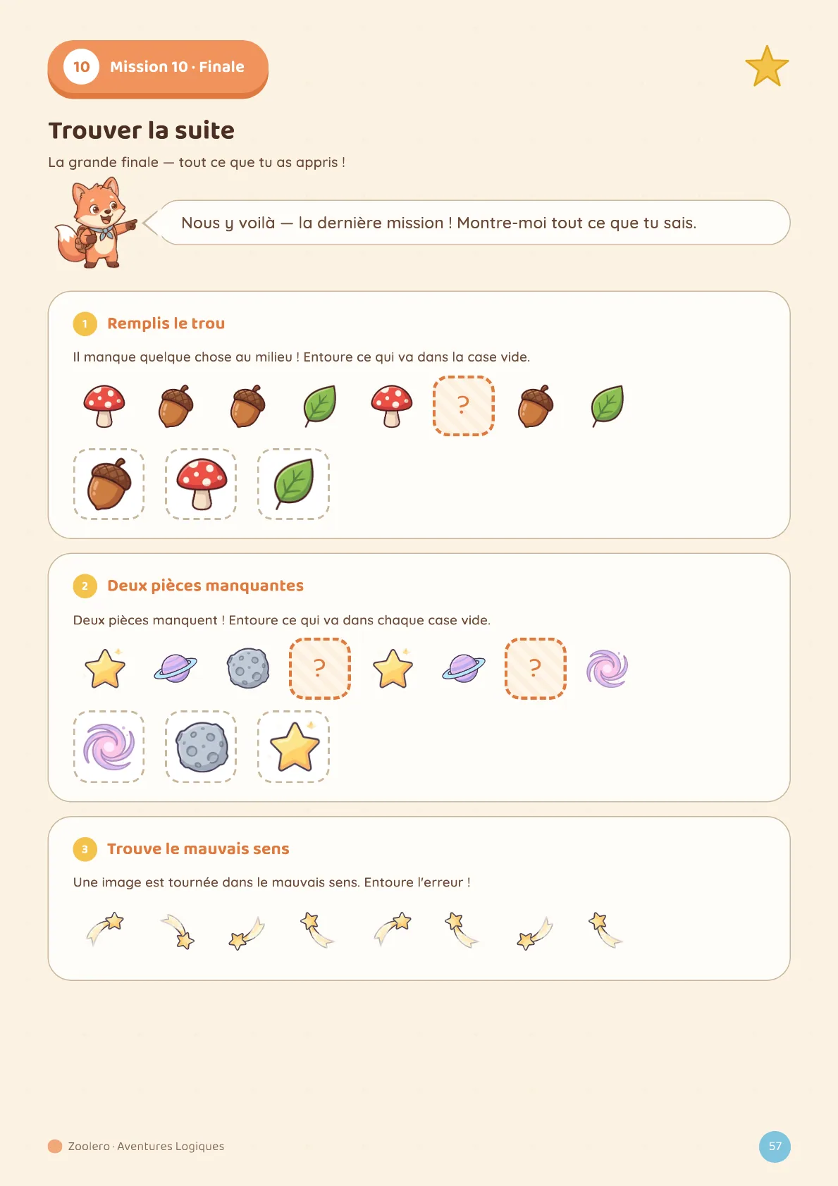 Page 6 sur 6 — Aventures Logiques 1