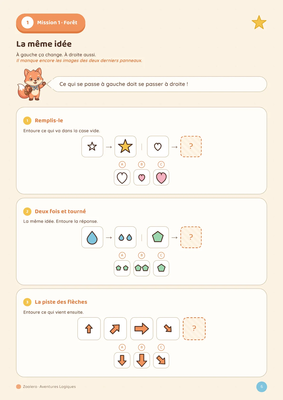 Page 1 sur 6 — Aventures Logiques 2
