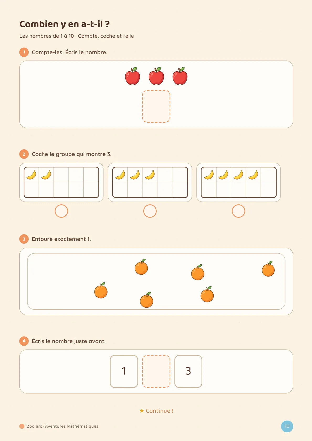 Page 2 sur 6 — Aventures Mathématiques 1