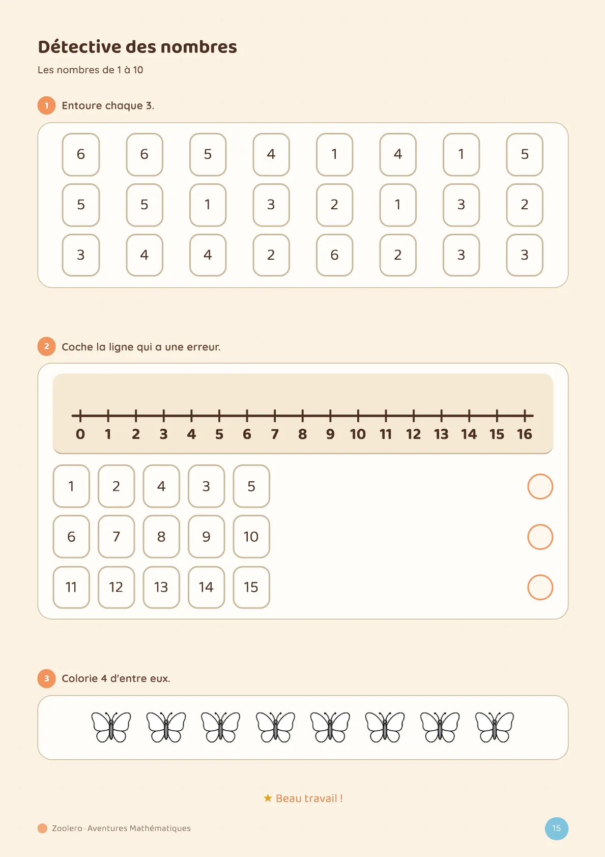 Page 3 sur 6 — Aventures Mathématiques 1