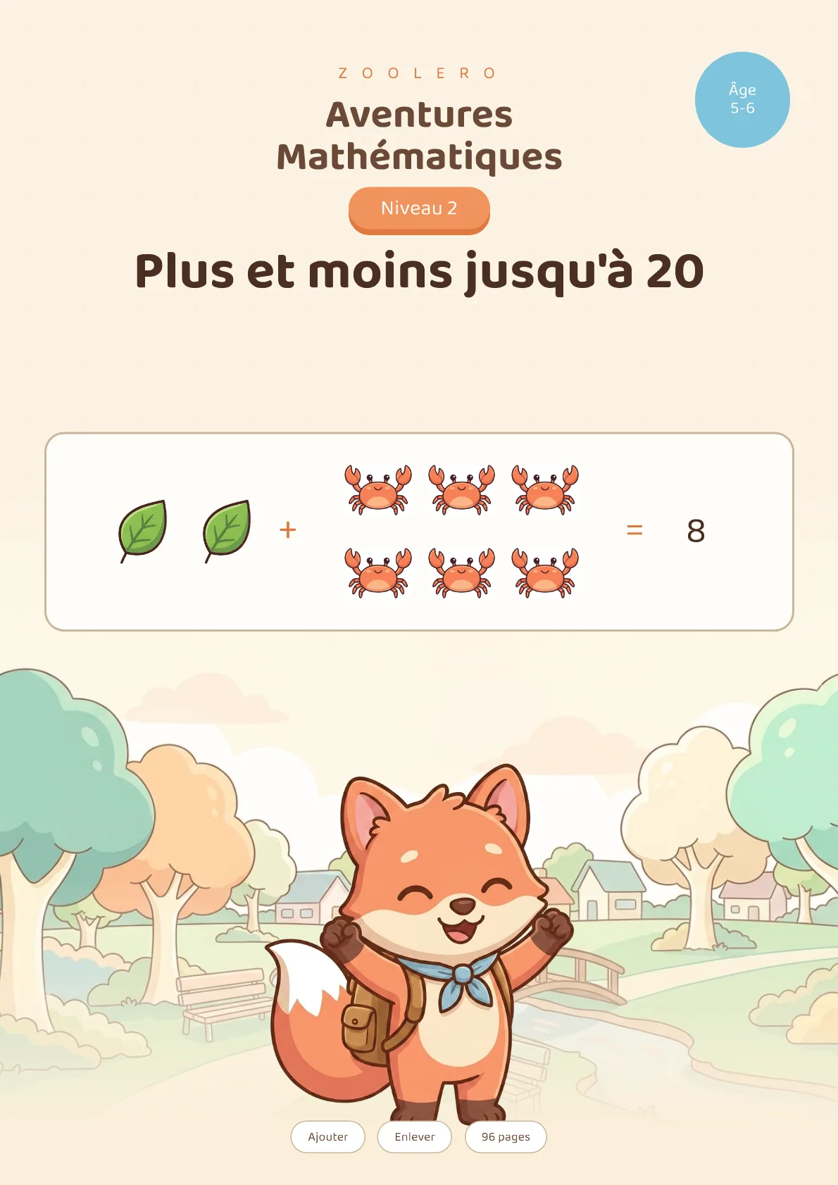 Aventures Mathématiques 2 — Additionner et soustraire jusqu’à 20