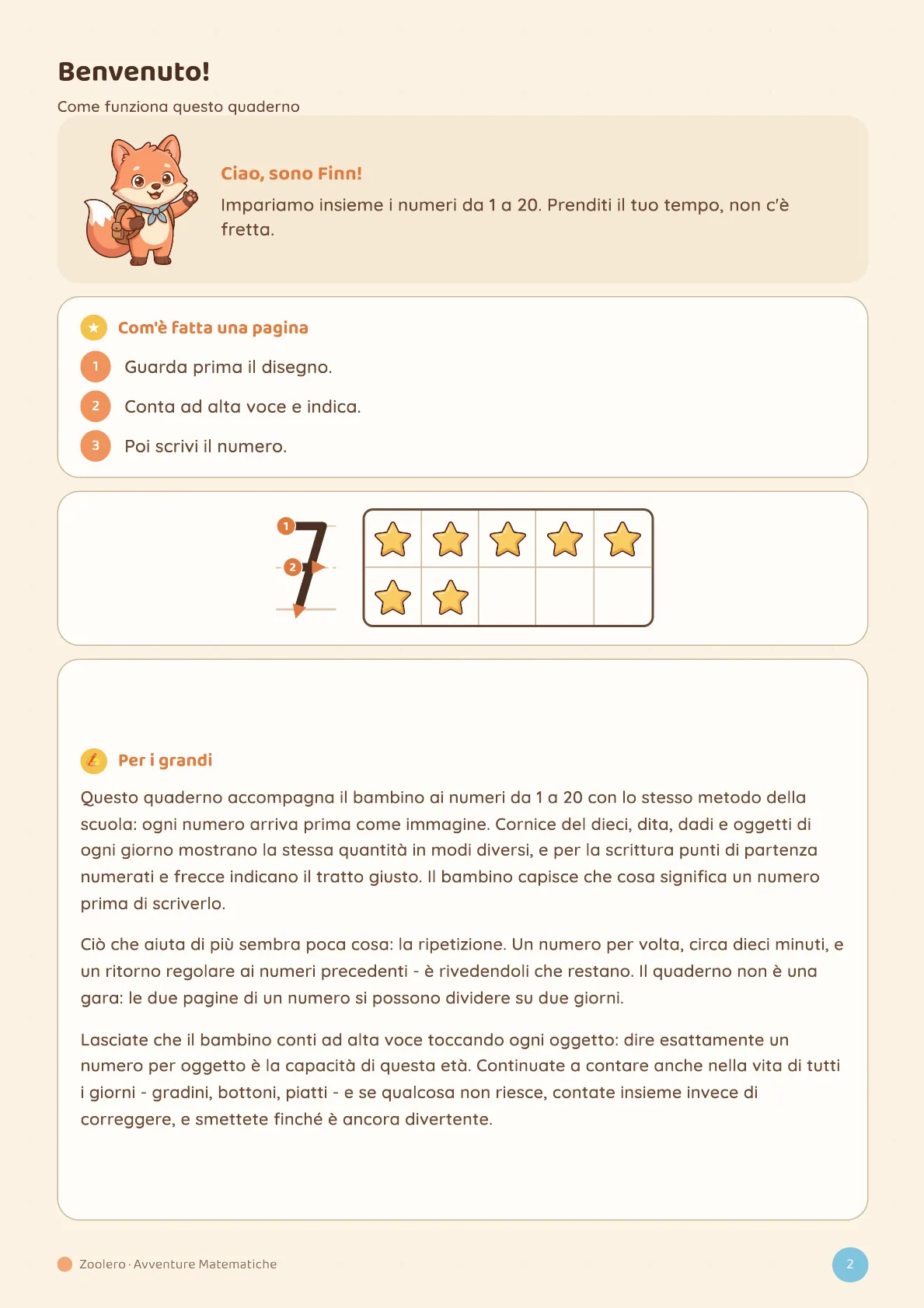 La pagina per i grandi