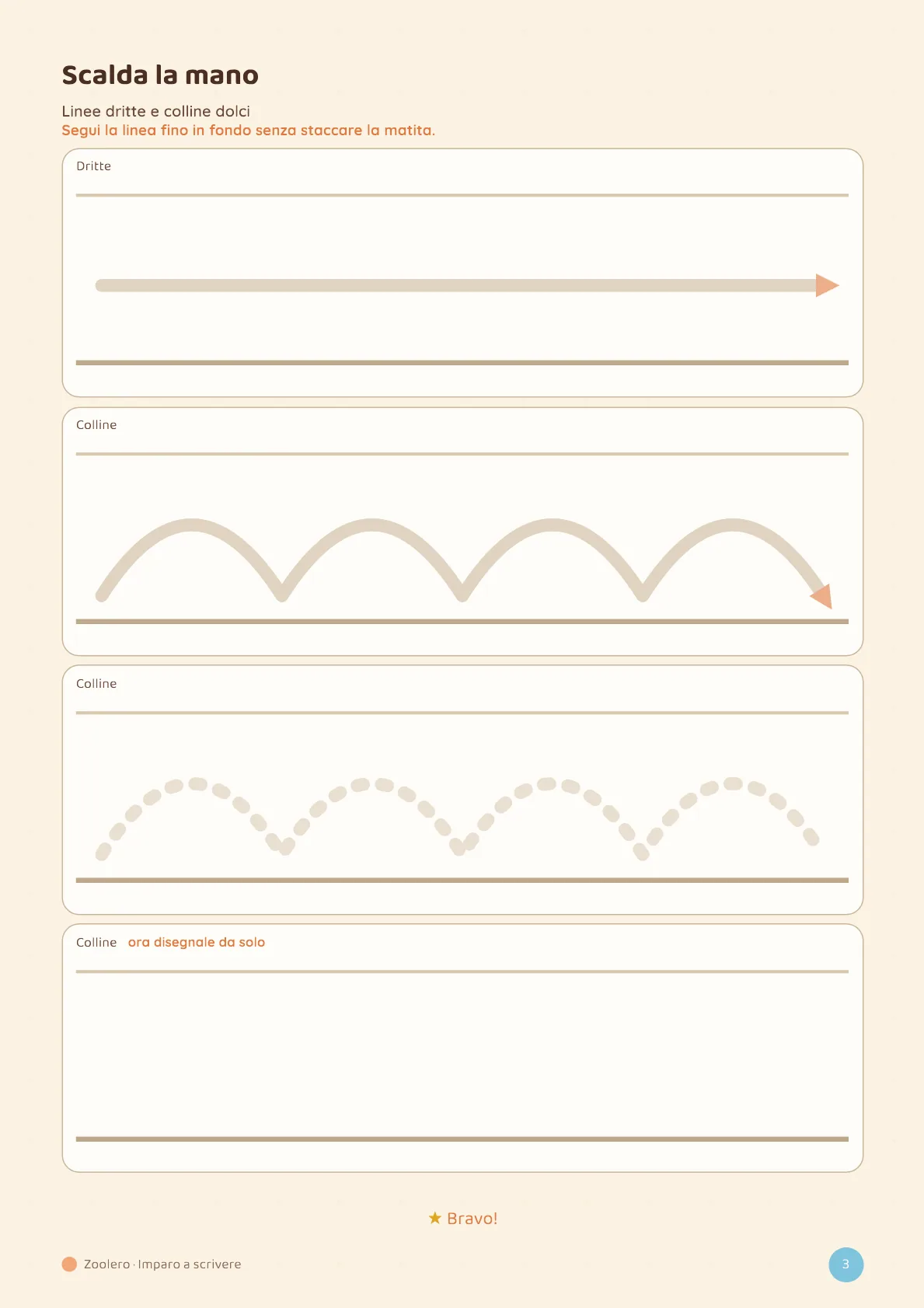 Pagina 1 di 6 — Imparo a scrivere