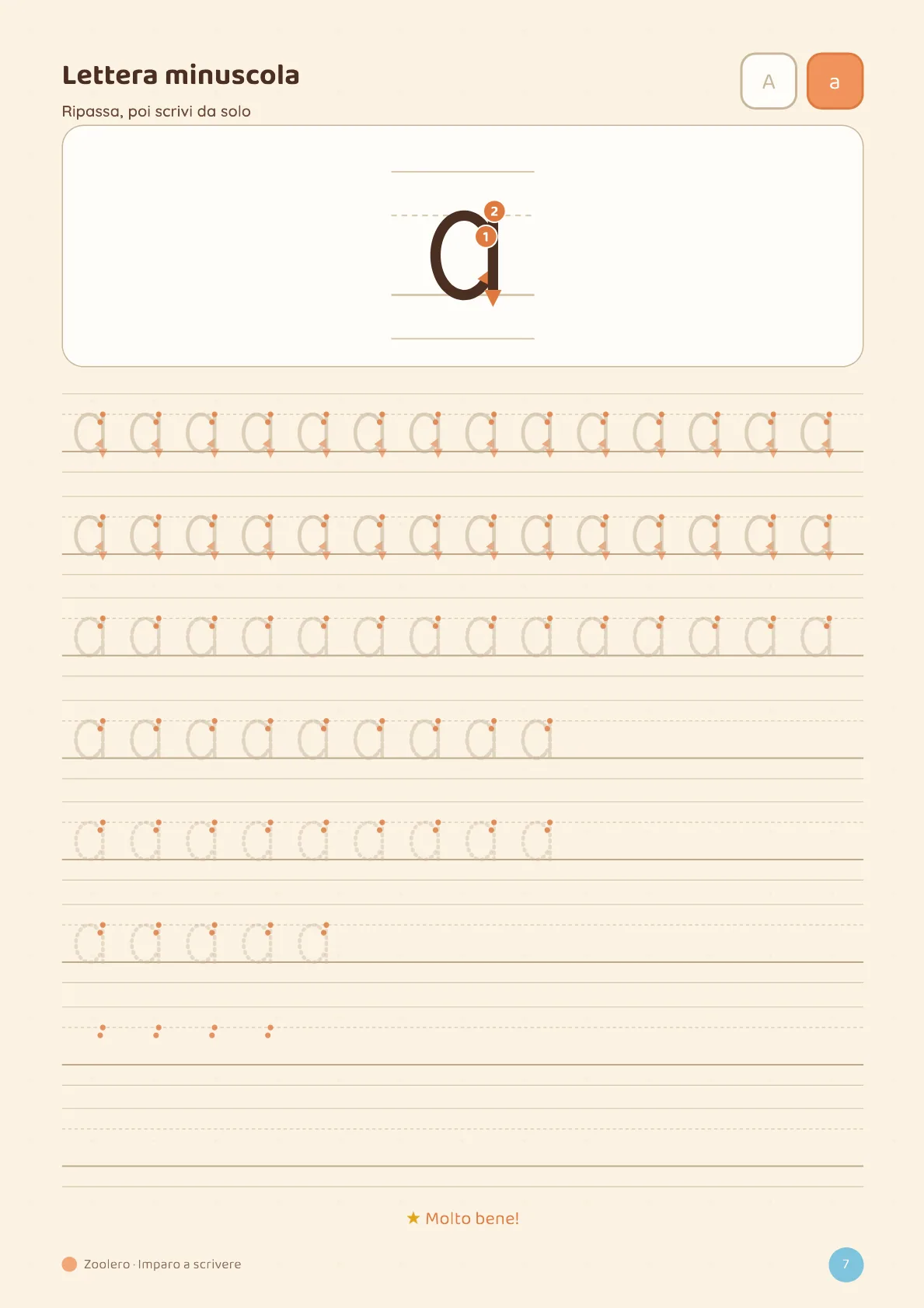 Pagina 4 di 6 — Imparo a scrivere