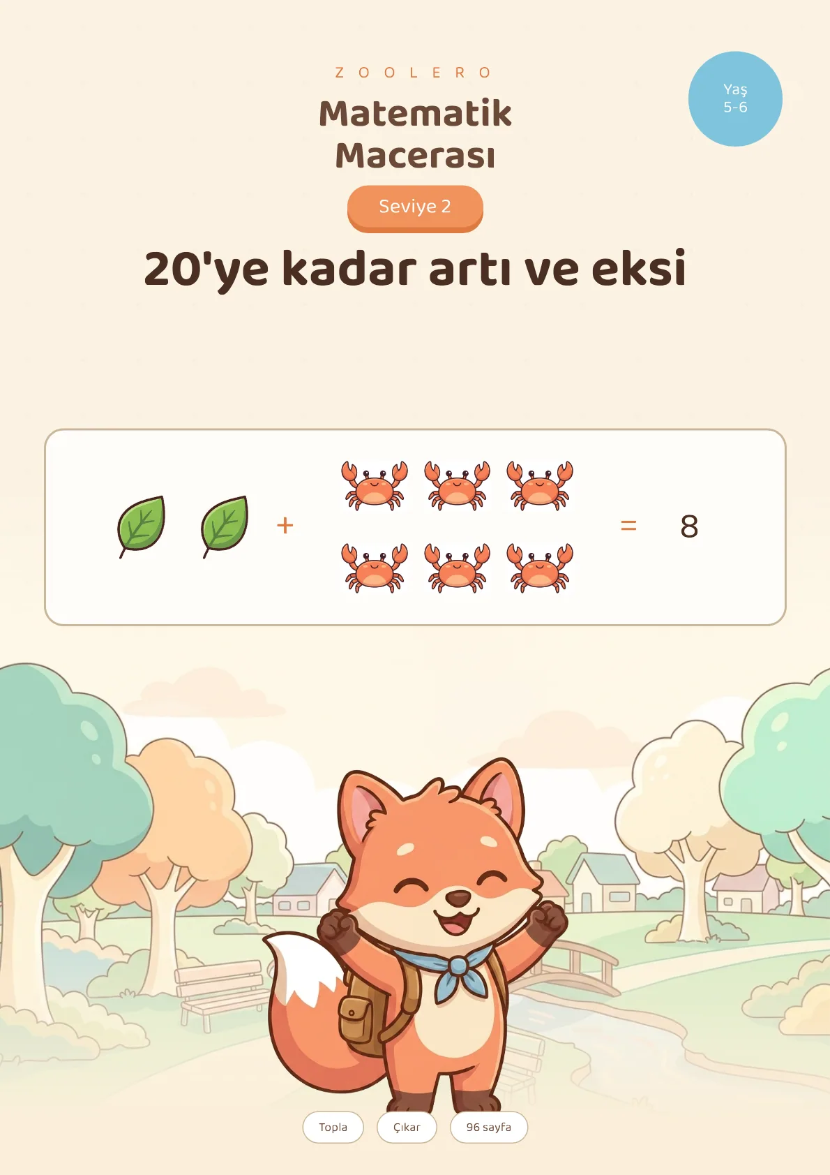 Matematik Macerası 2 — 20’ye kadar toplama ve çıkarma