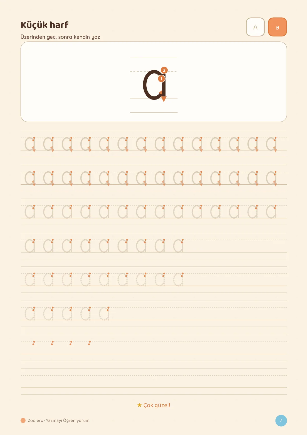 6 sayfadan 4. — Yazmayı Öğreniyorum